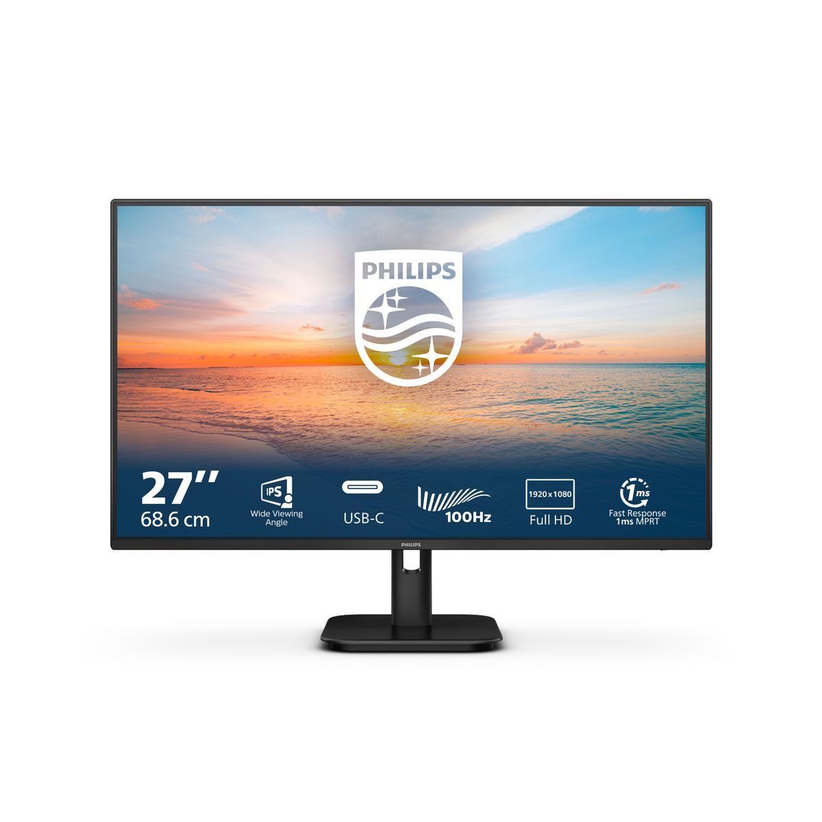 Philips Serie 1000 27E1N1300A/00 Monitor PC 68,6 cm (27") 1920 x 1080 Pixel Full HD LCD Nero [27E1N1300A/00]