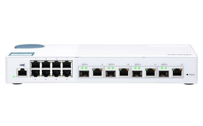 QNAP QSW-M408-4C switch di rete Gestito L2 Gigabit Ethernet (10/100/1000) Bianco [QSW-M408-4C]