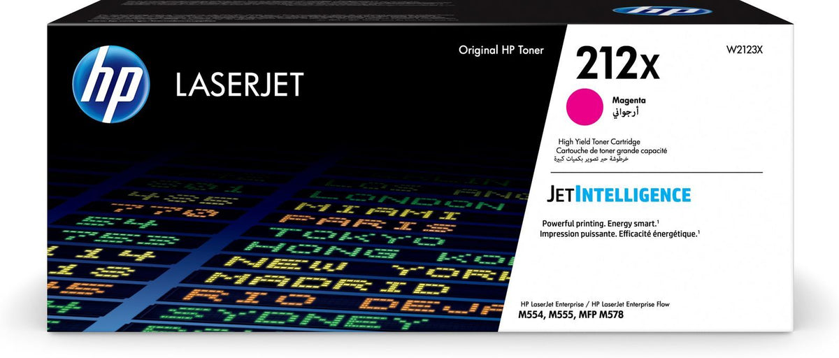 HP Cartuccia toner magenta originale LaserJet 212X ad alta capacità [W2123X]