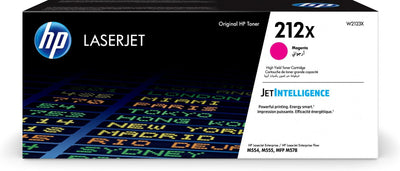 HP Cartuccia toner magenta originale LaserJet 212X ad alta capacità [W2123X]