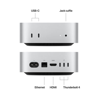 Apple Mac mini - Chip M4 10core CPU, 10core GPU, 16GB, 512GB SSD [MU9E3T/A]