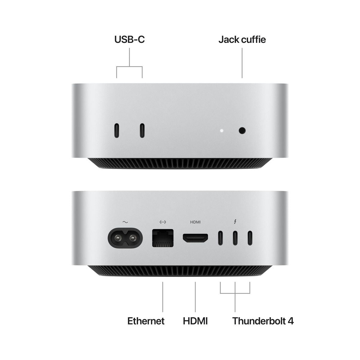 APPLE MAC MINI APPLE M4 CHIP WITH 10CORE CPU AND 10CORE GPU 16GB 512GB SSD [MU9E3T/A]
