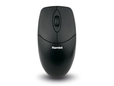 Hamlet Topo usb mouse ottico a 1000dpi 2 tasti e scroll [XMICEU2]