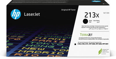 HP Cartuccia toner originale nero ad alta capacità LaserJet 213X [W2130X]