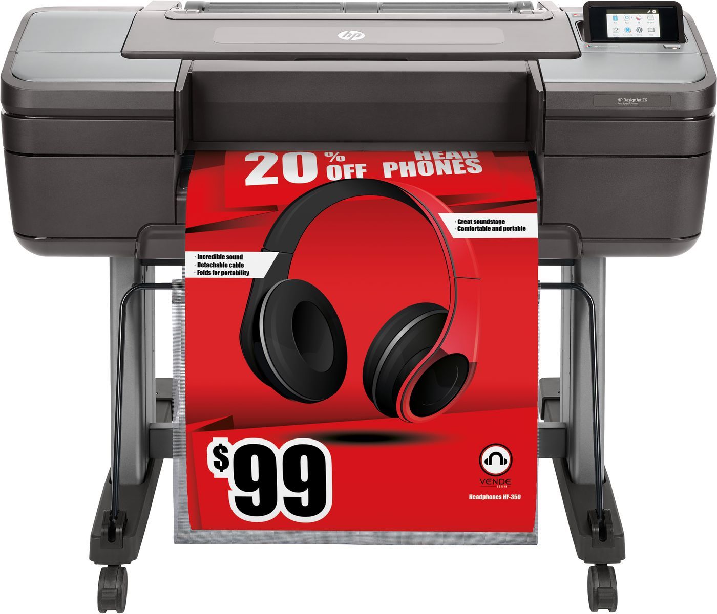 HP Designjet Stampante Z6 PostScript da 24 [T8W15A#B19]