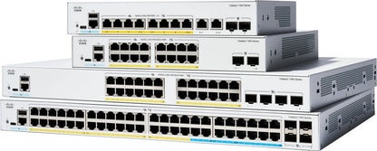 Cisco Catalyst 1300 Gestito L2/L3 Gigabit Ethernet (10/100/1000) Supporto Power over Ethernet (PoE) Grigio [C1300-48P-4G]