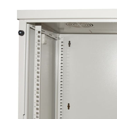 LINK Armadio Rack 19" 12 Unita' Da Muro Per Reti (A)620 X (L)540 X (P) 450 Mm Colore Grigio Porta Vetro [LK1912UG]