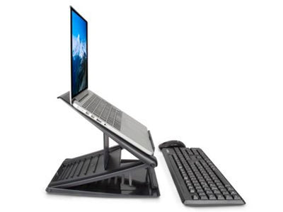 Hamlet Tiramisù Notebook Stand. Supporto universale per Notebook con Tastiera e Mouse Senza Fili [XTMS100KMW]