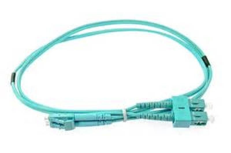 Patchcord Duplex LC/LC MM OM3 mt.5 Aqua [HL-LCLC5-OM3]