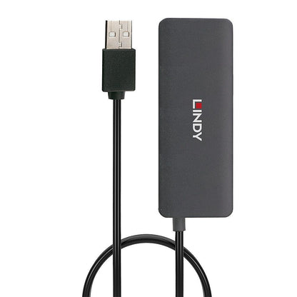 Lindy 42986 hub di interfaccia USB 2.0 480 Mbit/s Nero [LINDY42986]