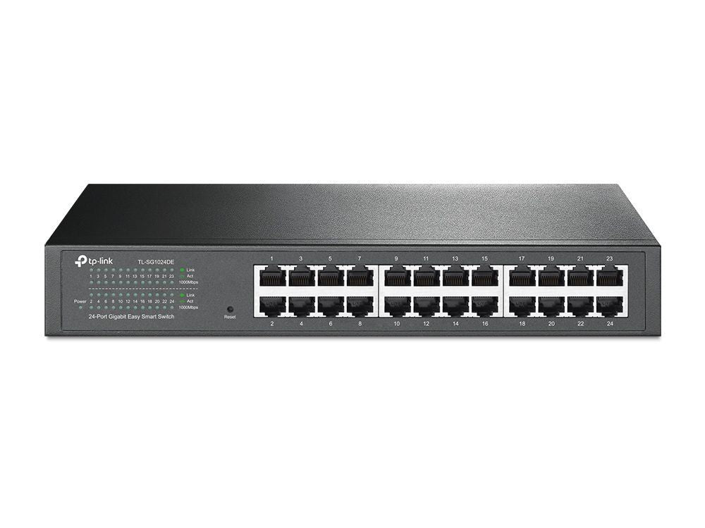 TP-Link TL-SG1024DE switch di rete Gestito L2 Gigabit Ethernet (10/100/1000) Nero [TL-SG1024DE]