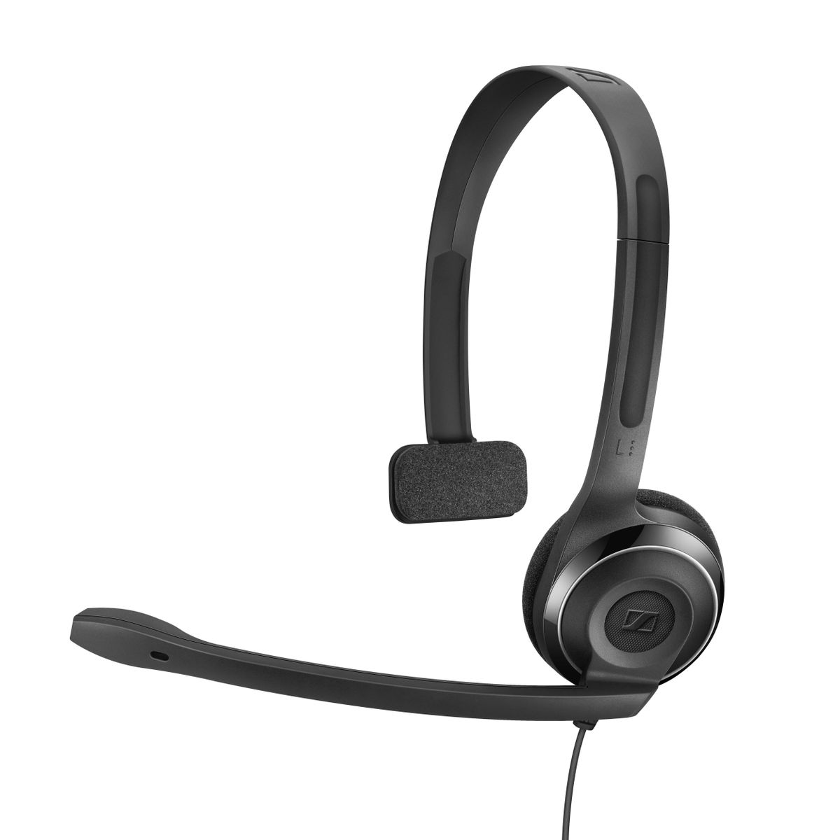 Sennheiser PC 7 USB Auricolare Cablato A Padiglione Ufficio USB tipo A Nero [PC7USB]