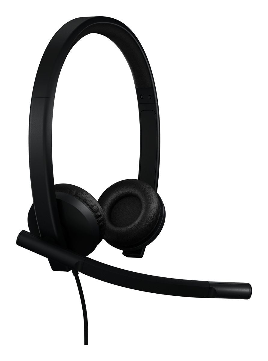 Logitech H570e Auricolare Cablato A Padiglione Ufficio USB tipo A Nero [981-001430]