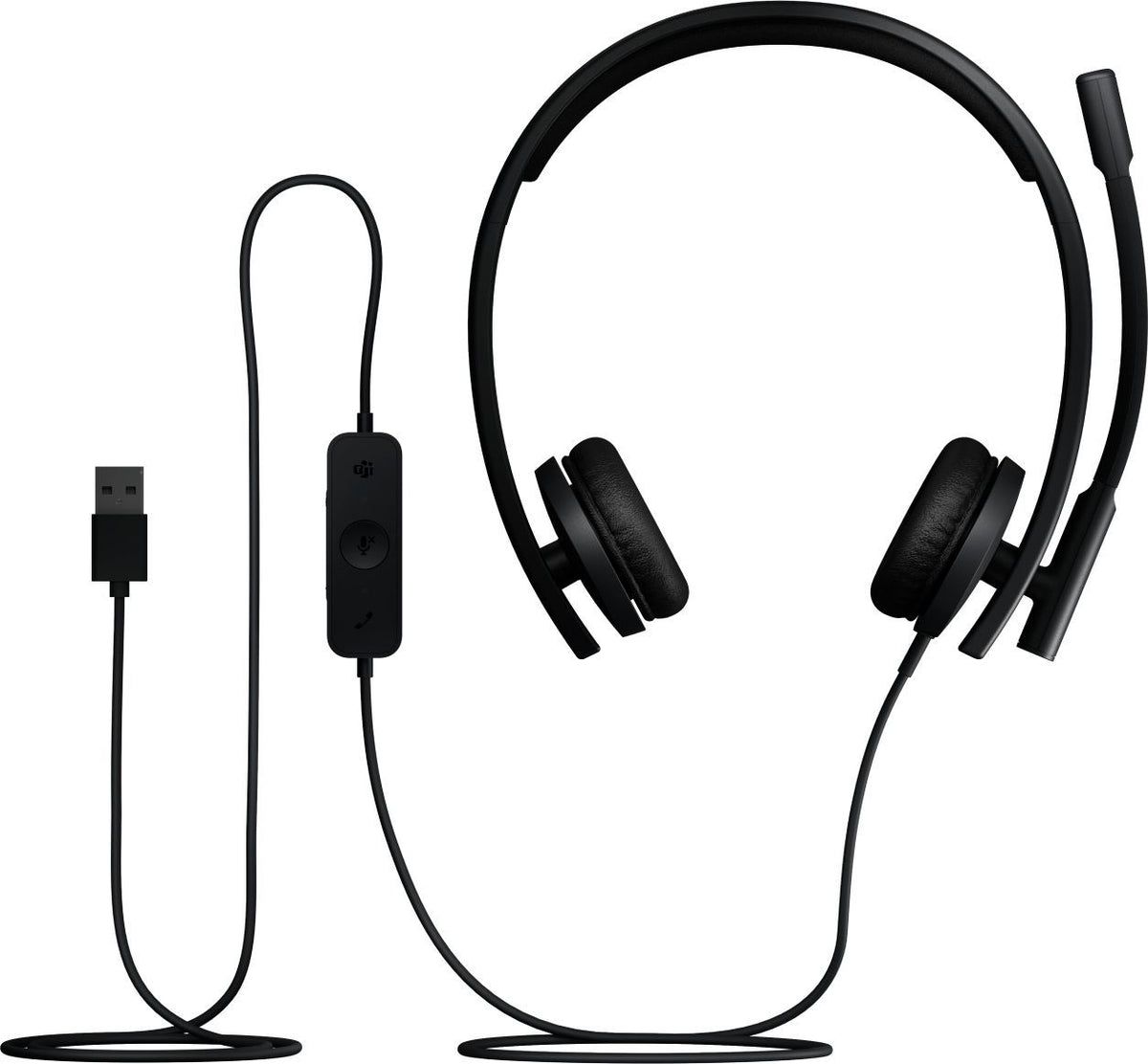 Logitech H570E Auricolare Cablato A Padiglione Ufficio USB tipo A Nero [981-001430]