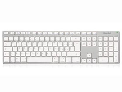 Hamlet XKKITA-MCU tastiera USB QWERTY Bianco [XKKITA-MCU]