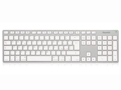 Hamlet XKKITA-MCU tastiera USB QWERTY Bianco [XKKITA-MCU]