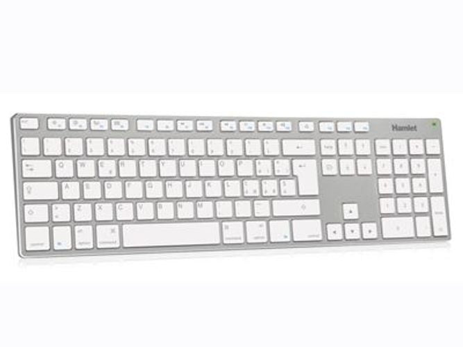 Hamlet XKKITA-MCU tastiera USB QWERTY Bianco [XKKITA-MCU]