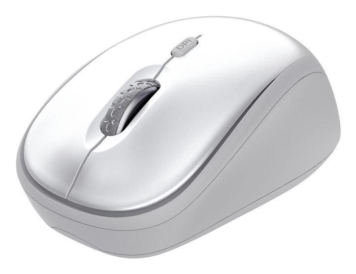 Trust Ody II Kit tastiera e mouse wireless silenziosi - Bianco IT [25466]