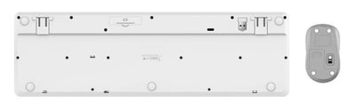 Trust Ody II Kit tastiera e mouse wireless silenziosi - Bianco IT [25466]
