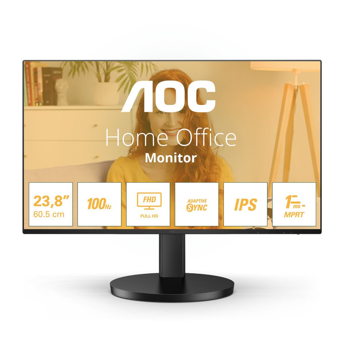 AOC B3 24B3HA2/75 Monitor PC 60,5 cm (23.8") 1920 x 1080 Pixel Nero [24B3HA2]