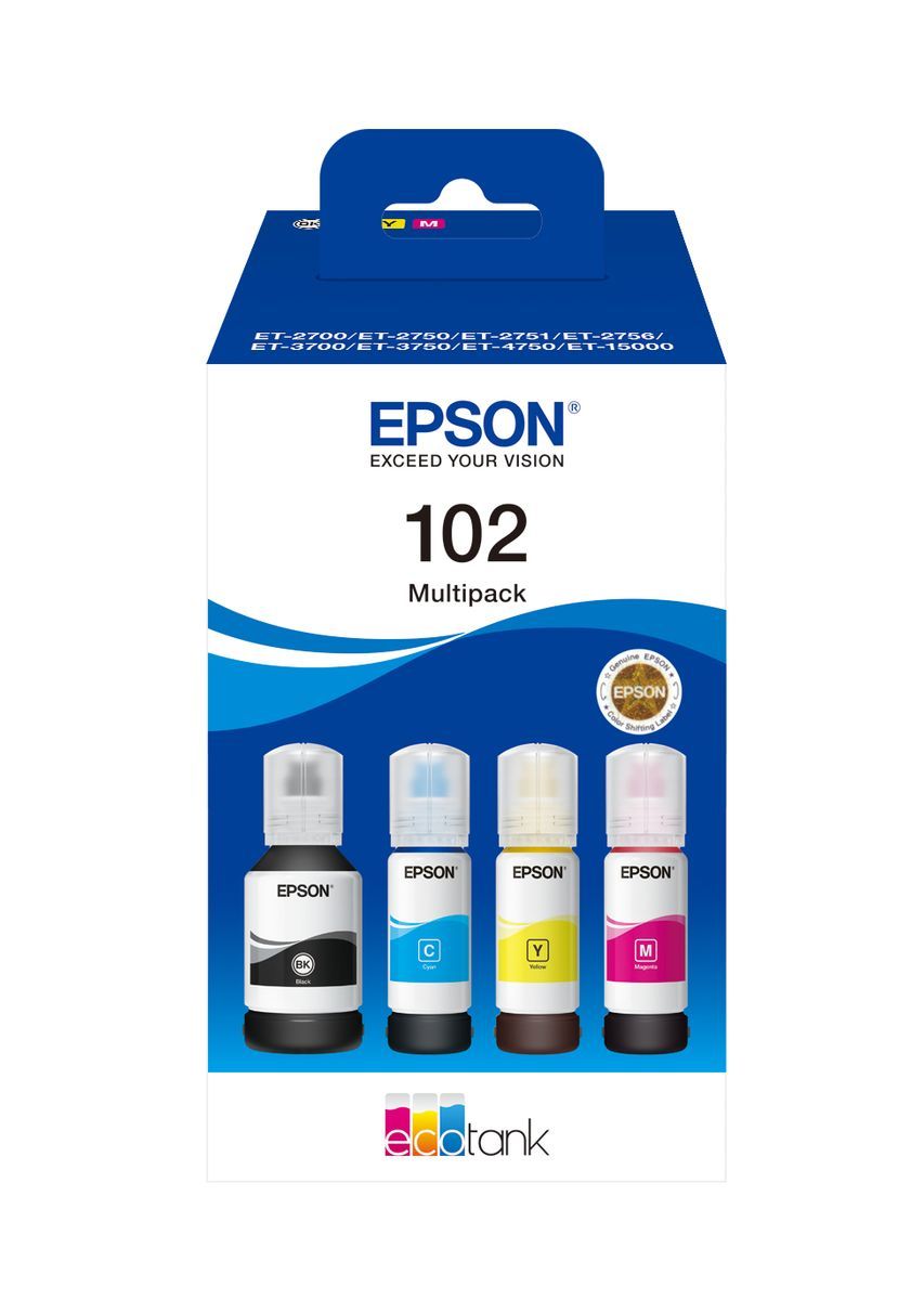 Epson 102 EcoTank 4-colour Multipack [C13T03R640]