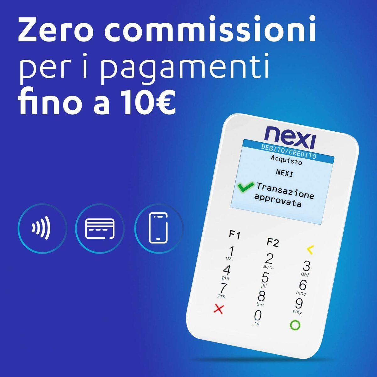 Nexi Mobile POS lettore di card readers Bianco [MOBILEPOS]