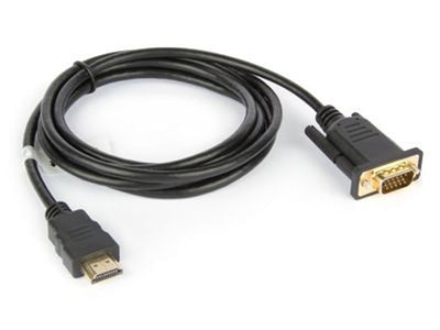 Hamlet XVCHDM-VGA180 cavo e adattatore video 1,8 m HDMI tipo A (Standard) VGA (D-Sub) Nero [XVCHDM-VGA180]
