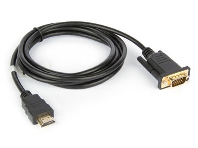 Hamlet XVCHDM-VGA180 cavo e adattatore video 1,8 m HDMI tipo A (Standard) VGA (D-Sub) Nero [XVCHDM-VGA180]