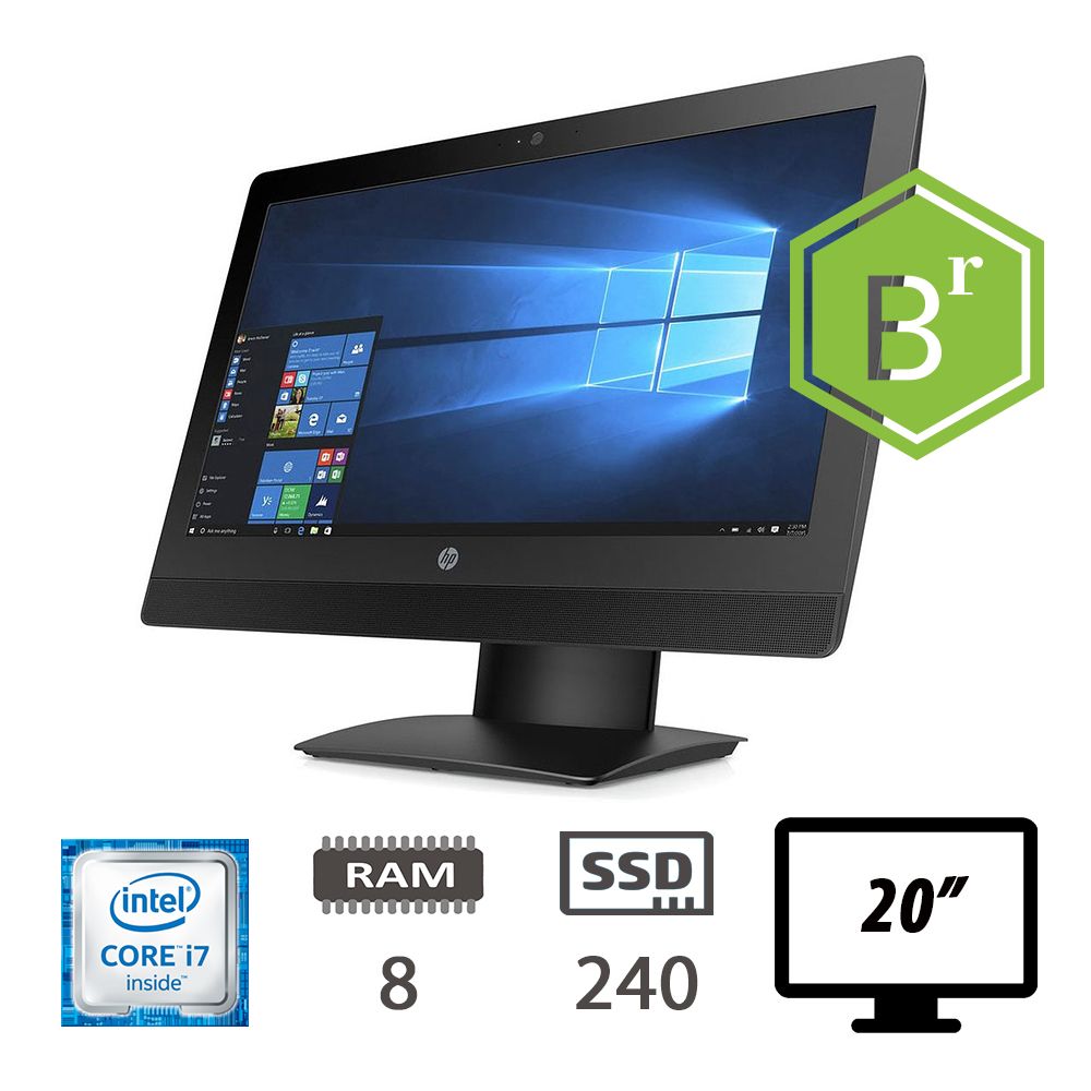 HP 400 G3 AIO - I7-6700T/8/SSD240/20/W10P/2Y B [008632PCR-EU]