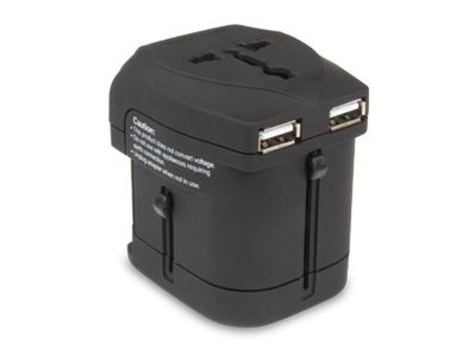Hamlet Traver Adapter adattatore universale da viaggio per prese elettriche più caricatore usb [XPW2UTRAVEL]