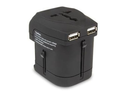 Hamlet Traver Adapter adattatore universale da viaggio per prese elettriche più caricatore usb [XPW2UTRAVEL]