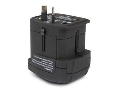 Hamlet Traver Adapter adattatore universale da viaggio per prese elettriche più caricatore usb [XPW2UTRAVEL]