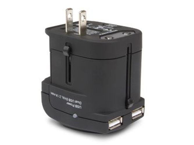 Hamlet Traver Adapter adattatore universale da viaggio per prese elettriche più caricatore usb [XPW2UTRAVEL]