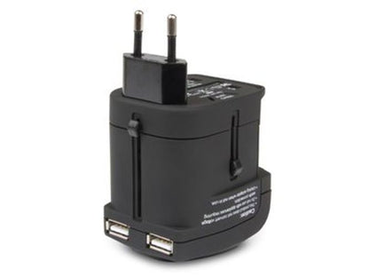 Hamlet Traver Adapter adattatore universale da viaggio per prese elettriche più caricatore usb [XPW2UTRAVEL]