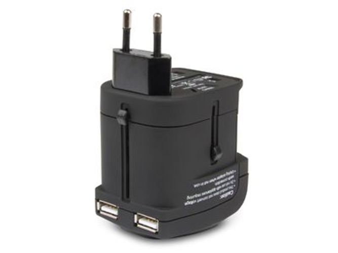 Hamlet Traver Adapter adattatore universale da viaggio per prese elettriche più caricatore usb [XPW2UTRAVEL]
