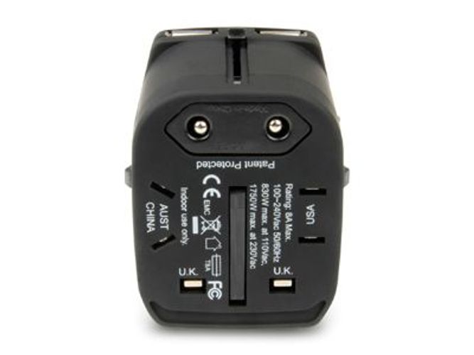 Hamlet Traver Adapter adattatore universale da viaggio per prese elettriche più caricatore usb [XPW2UTRAVEL]