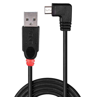 Lindy 31975 cavo USB 0,5 m USB 2.0 USB A Micro-USB B Nero [LINDY31975]