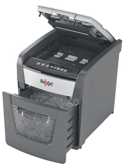 Rexel Distruggidocumenti automatico Optimum AutoFeed+ 50X con taglio a frammenti [2020050XEU]