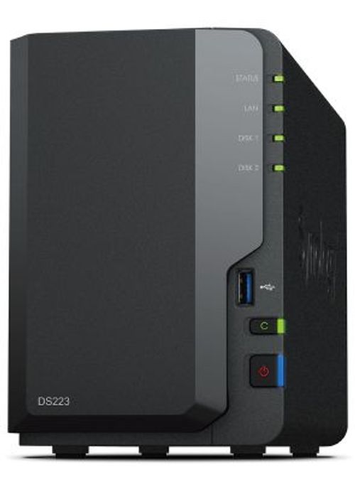 Synology DiskStation DS223 server NAS e di archiviazione Desktop Realtek RTD1619B 2 GB DDR4 0 TB [DS223]