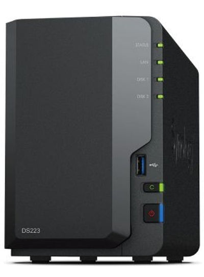 Synology DiskStation DS223 server NAS e di archiviazione Desktop Realtek RTD1619B 2 GB DDR4 0 TB [DS223]