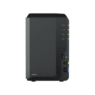 Synology DiskStation DS223 server NAS e di archiviazione Desktop Realtek RTD1619B 2 GB DDR4 0 TB [DS223]