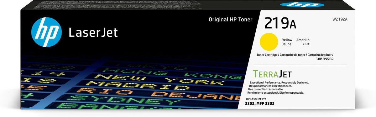 HP Cartuccia toner originale LaserJet 219A giallo [W2192A]