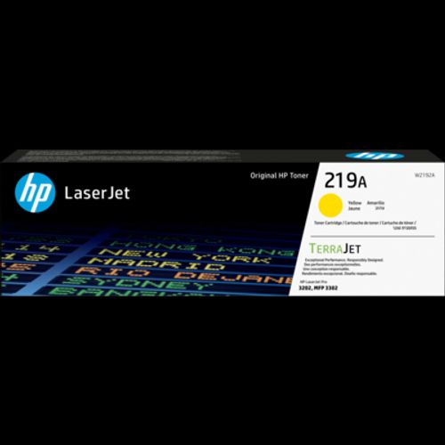HP Cartuccia toner originale LaserJet 219A giallo [W2192A]