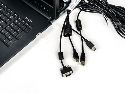 Vertiv Avocent 1 Computer - 47 cm (18,5") LCD - 1600 x 1200 - 3 x USB - 1 x VGA - Tastiera - TouchPad - 1U Alto [LRA185KMM-001]