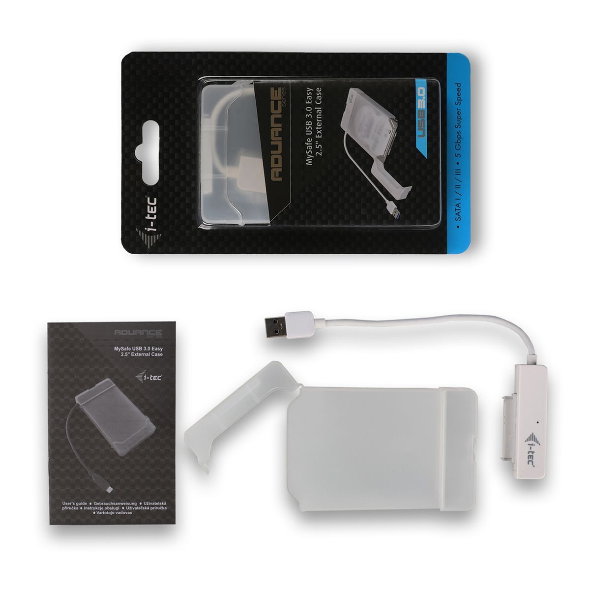 i-tec MySafe USB 3.0 Easy 2.5" External Case  White [MYSAFEU314]