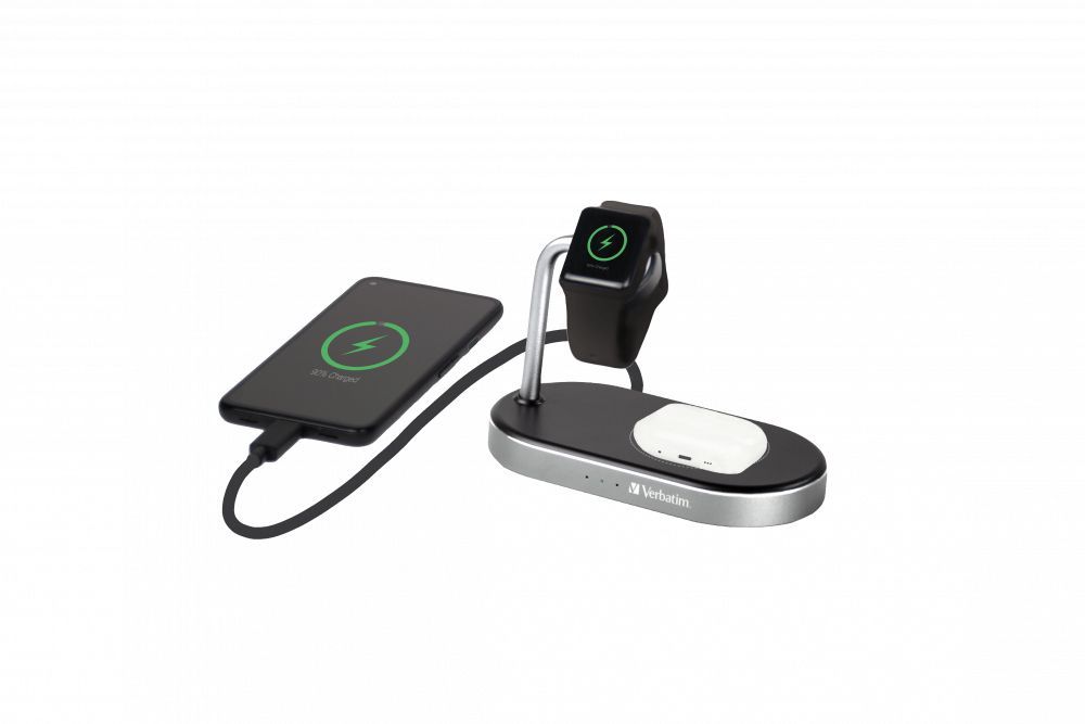 Verbatim WCS-02 Universale Nero USB Carica wireless Ricarica rapida Interno [49556]