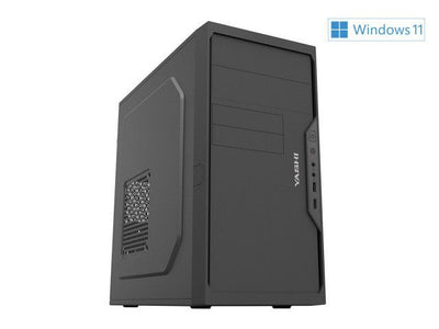 YASHI YY13211 PC/stazione di lavoro Intel Core i3 i3-10100 8 GB DDR4-SDRAM 256 GB SSD Windows 11 Pro Mini Tower Nero [YY13211]