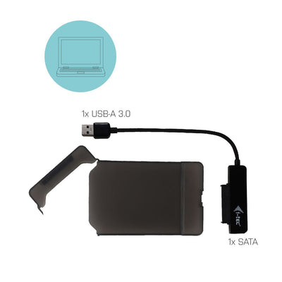 i-tec MySafe USB 3.0 Easy 2.5" External Case  Black [MYSAFEU313]