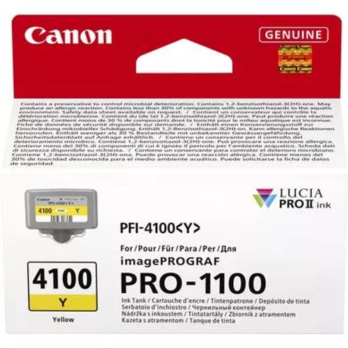 Canon LUCIA PRO II cartuccia d'inchiostro 1 pz Originale Resa standard Giallo [6780C001]