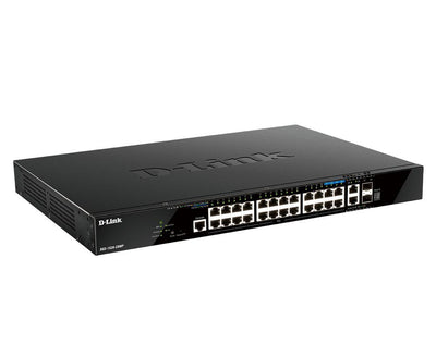D-Link DGS-1520-28MP/E switch di rete Gestito L3 Gigabit Ethernet (10/100/1000) Supporto Power over Ethernet (PoE) 1U Nero [DGS-1520-28MP/E]